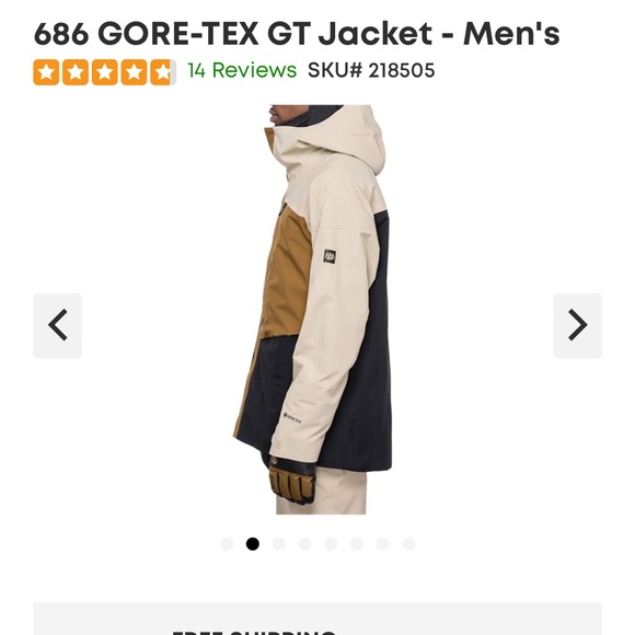 686 Men Gore Tex Ski Snowboard Shell Jacket XL worn once - Picture 7 of 10